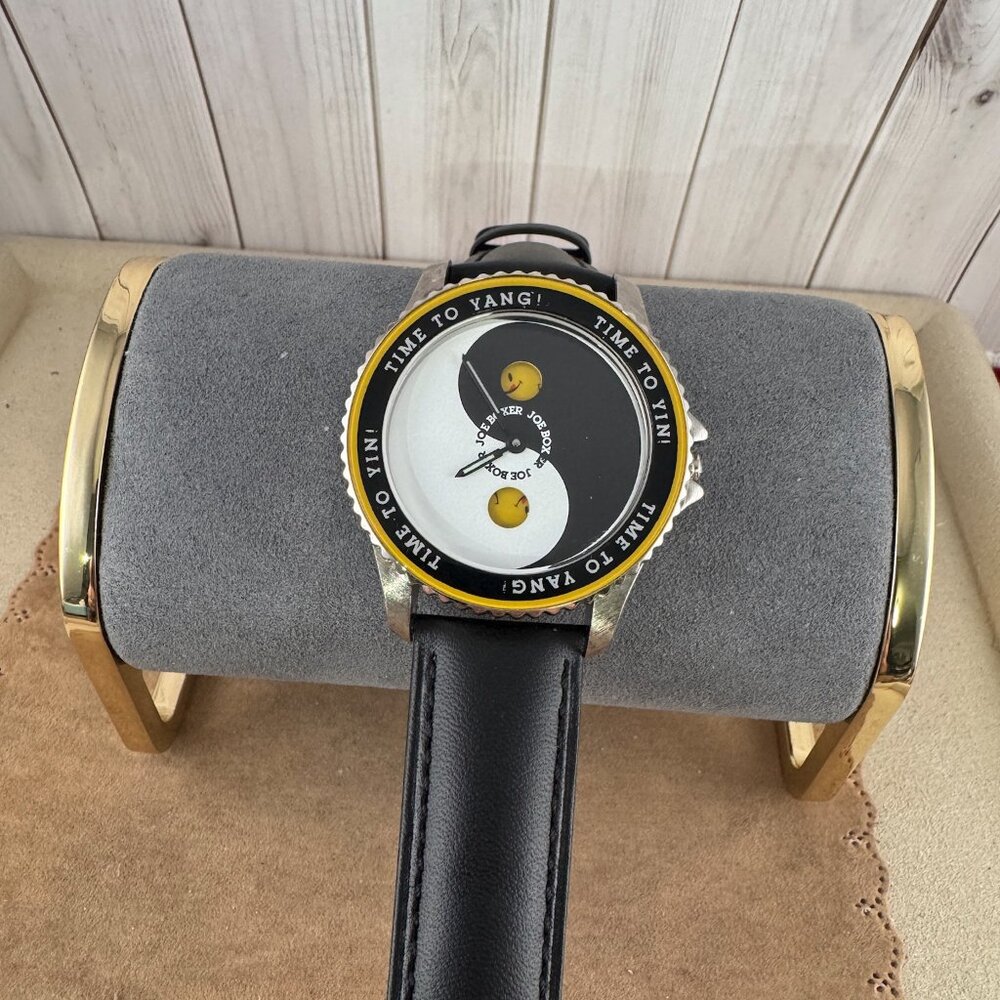 Fun vintage and rare Joe Boxer watch, featuring a Time to Yin -- Time to Yang